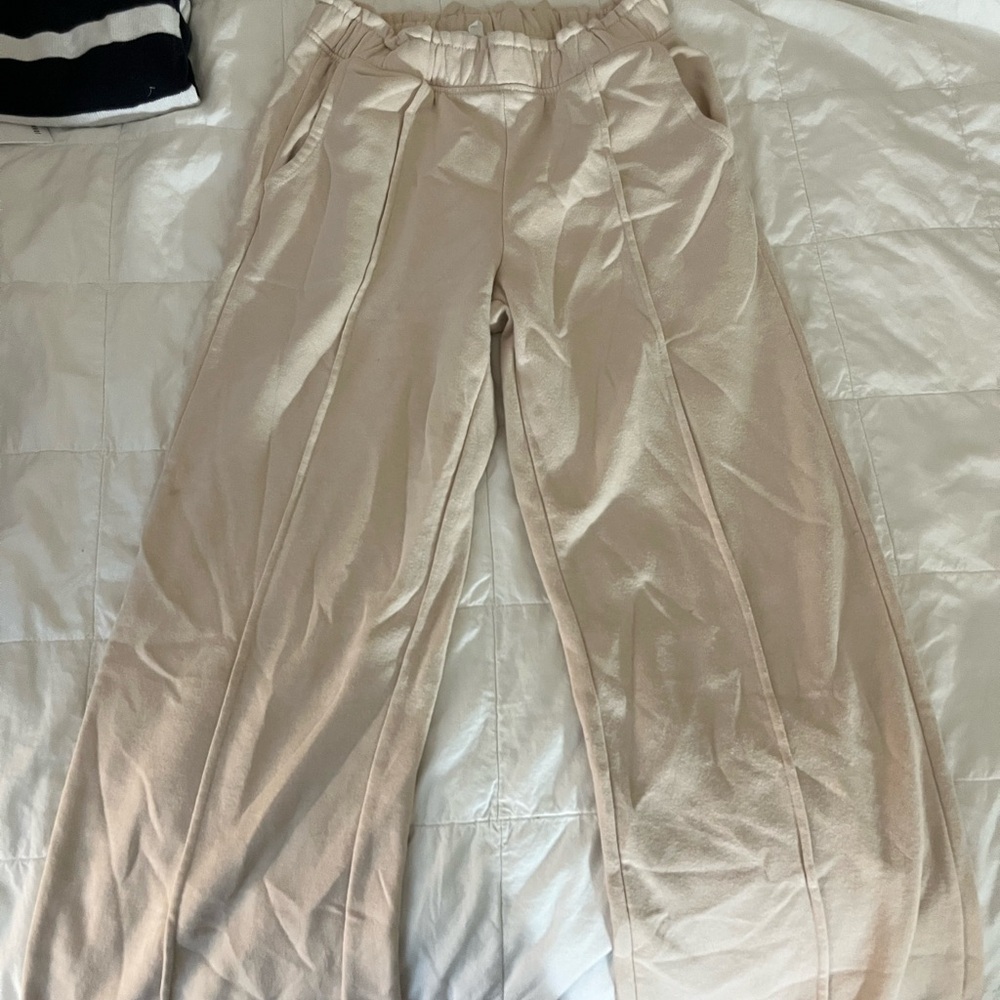 Hippie Rose Cream Sweat Pants